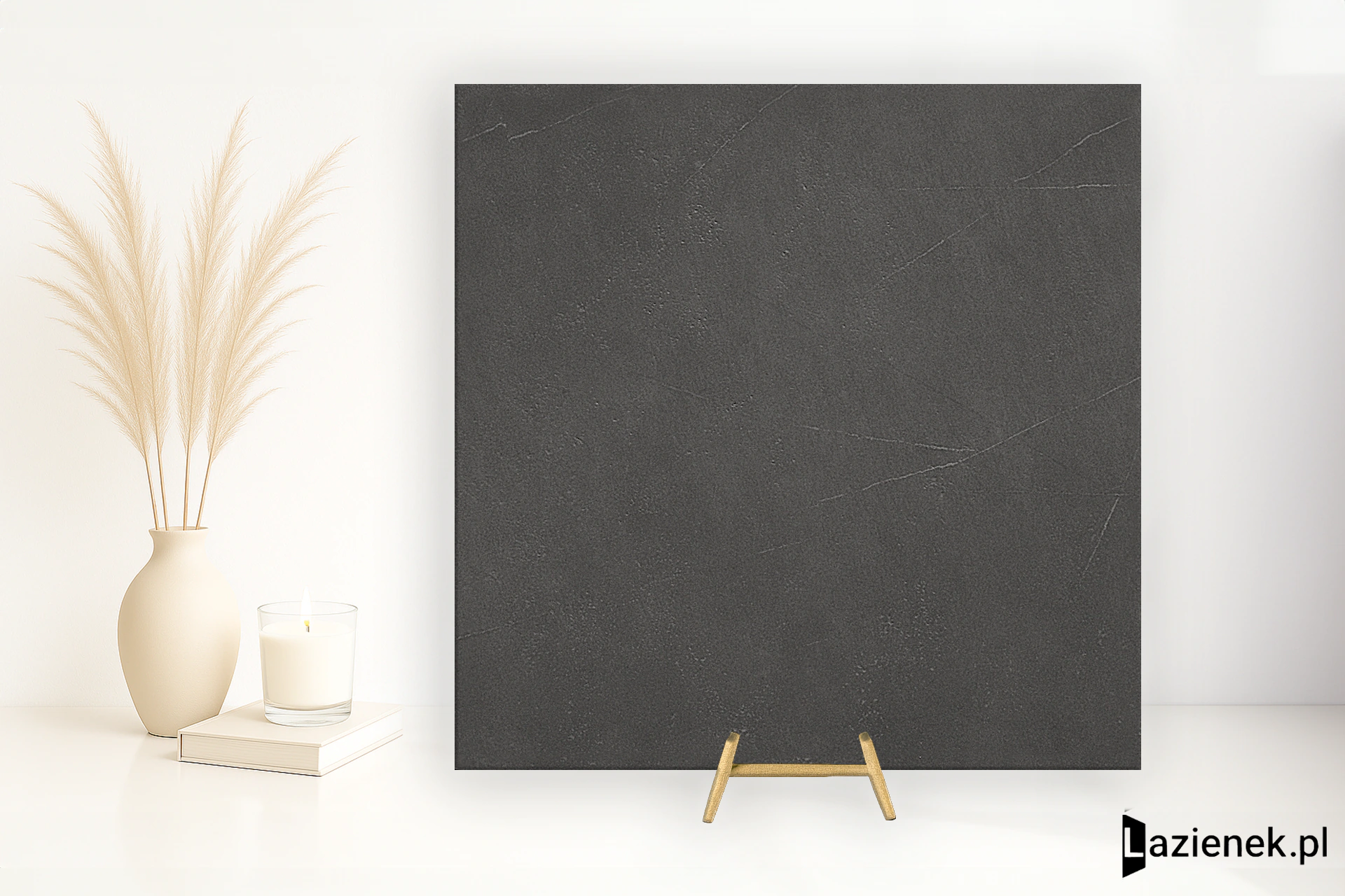 Casalgrande Padana Meteor Nero połaczenie mat-poler 30x30 cm gr. 9 mm - płytka rektyfikowana/7700134